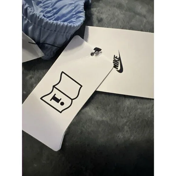 Medium Nike Club Woven Track Pants Jumbo Logo Mens DX0621-479 - Picture 4 of 10